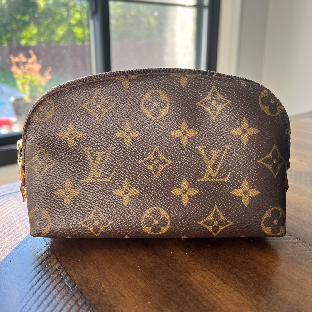 Louis Vuitton Monogram Cosmetic Pouch w/ insert